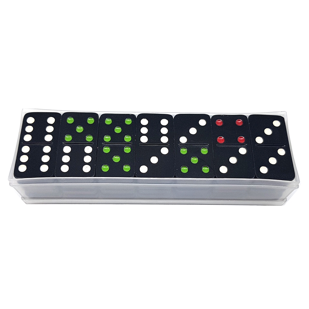 Cờ Domino Đen Cao Cấp hộp nhựa