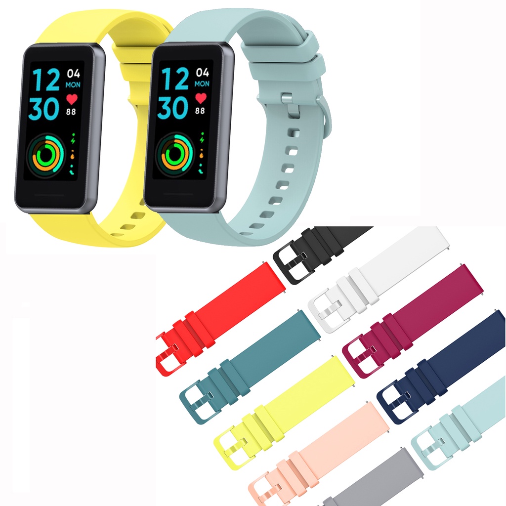 Dây Đeo Thay Thế Bằng Silicone 18mm Cho Realme band 2