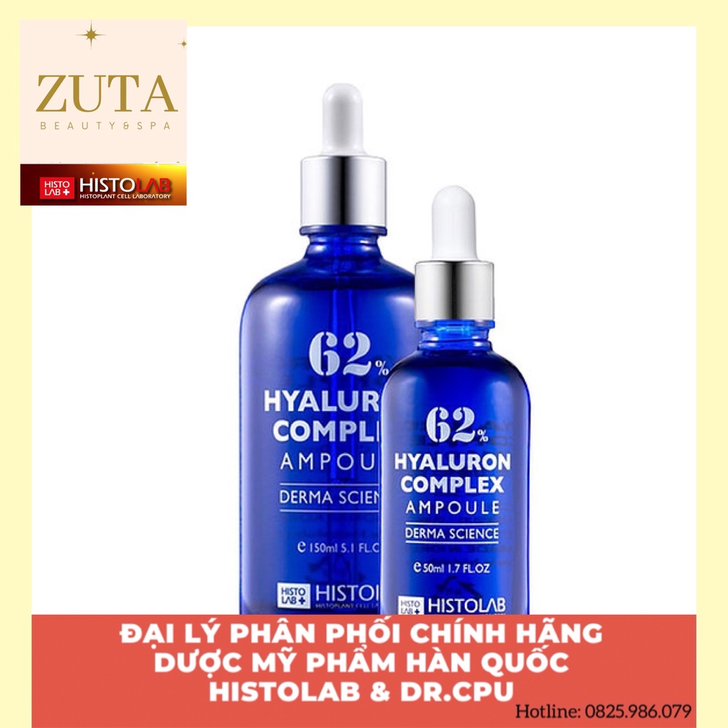 Tinh chất Căng Bóng Da Hyaluronic Acid 62% Histolab 150 ml