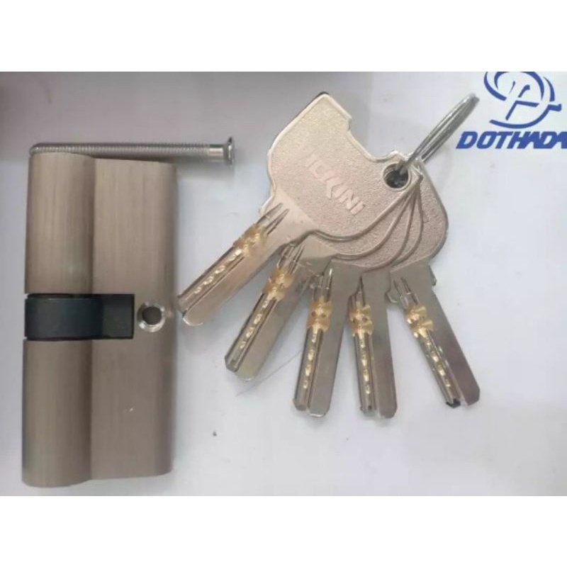 Ruột khoá VICKINI cửa tay gạt sảnh hàng cao cấp 2 đầu chìa ( loại nhỏ 29mm X 70mm )