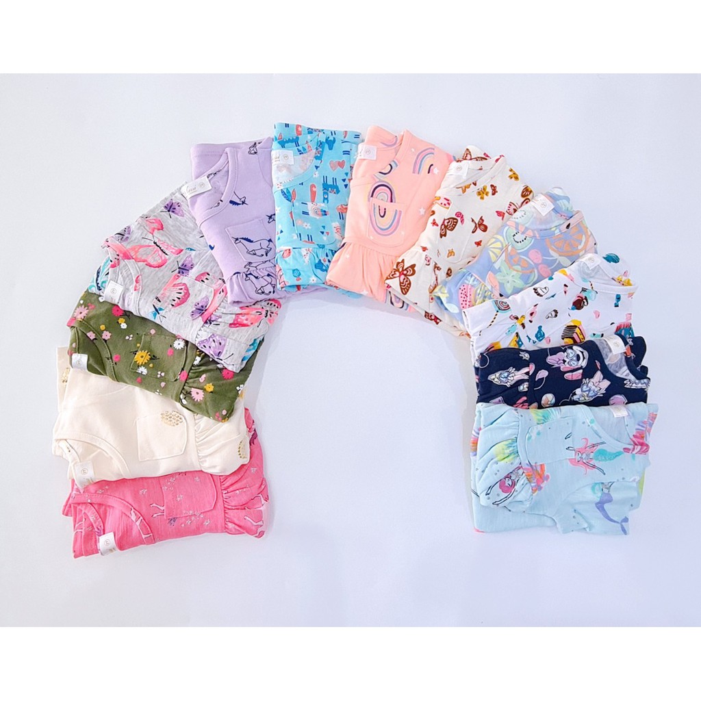 Đầm Thun Cotton Bé Gái Nhiều Mẫu Có Size Cho Bé Từ 7-19KG