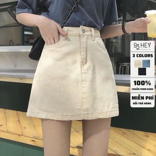 Chân váy chữ a 93HEY chân váy dáng ngắn lưng cao phong cách hàn quốc hottrend CV04