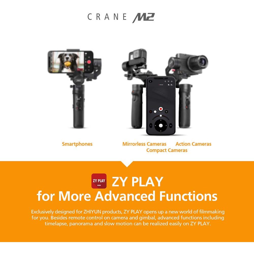 Gimbal Chống Rung Zhiyun CRANE M2 - Bảo hành 12 tháng | BigBuy360 - bigbuy360.vn
