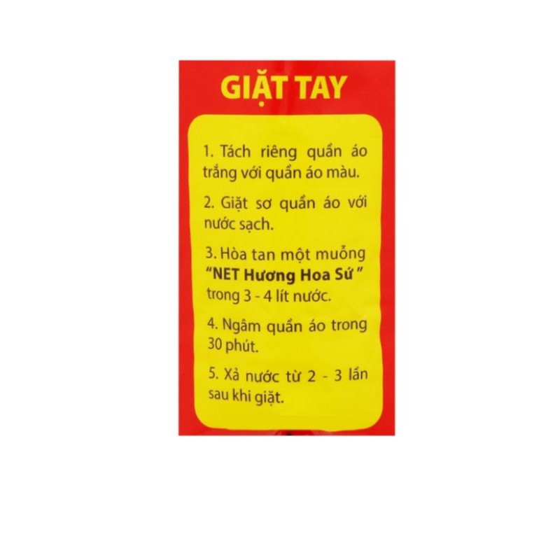 BỘT GIẶT NET HƯƠNG HOA SỨ 6KG