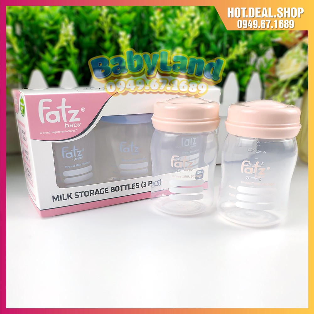 [Chính Hãng] Bình trữ sữa Fatz Baby 150ml - Bình đựng sữa FatzBaby FB0120N