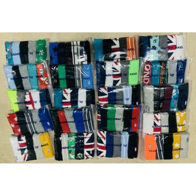 Sét 5 quần chíp đùi bé trai hiệu NEXT