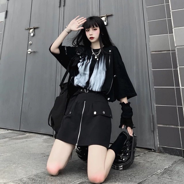 Quần giả váy khoá giữa ( tặng kèm thắt lưng) | BigBuy360 - bigbuy360.vn