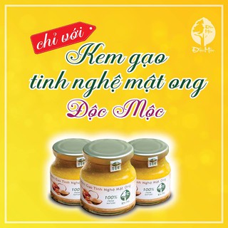 Kem gạo tinh nghệ mật ong Đôc Mộc ( nguyên liệu handmade)