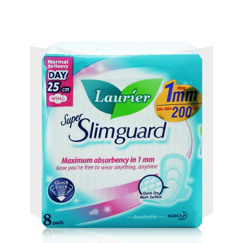 BĂNG VỆ SINH LAURIER SIMGUARD 25CM