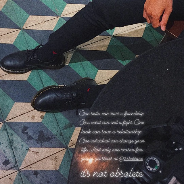 Giày dr martens 1461 da bò thật size nam