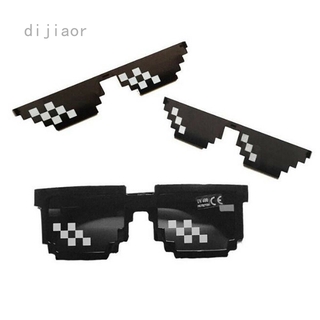Dijiaor Servise  Kính mát 8 Bit Mosaic Pixel thời trang nam nữ