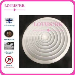 Miệng gió tròn D600 🏠𝑭𝑹𝑬𝑬 𝑺𝑯𝑰𝑷🏠 siêu đẹp, thẩm mỹ,Cửa khuếc tán, cửa gió, vỉ gió cho điều hòa âm trần, nhôm định hình