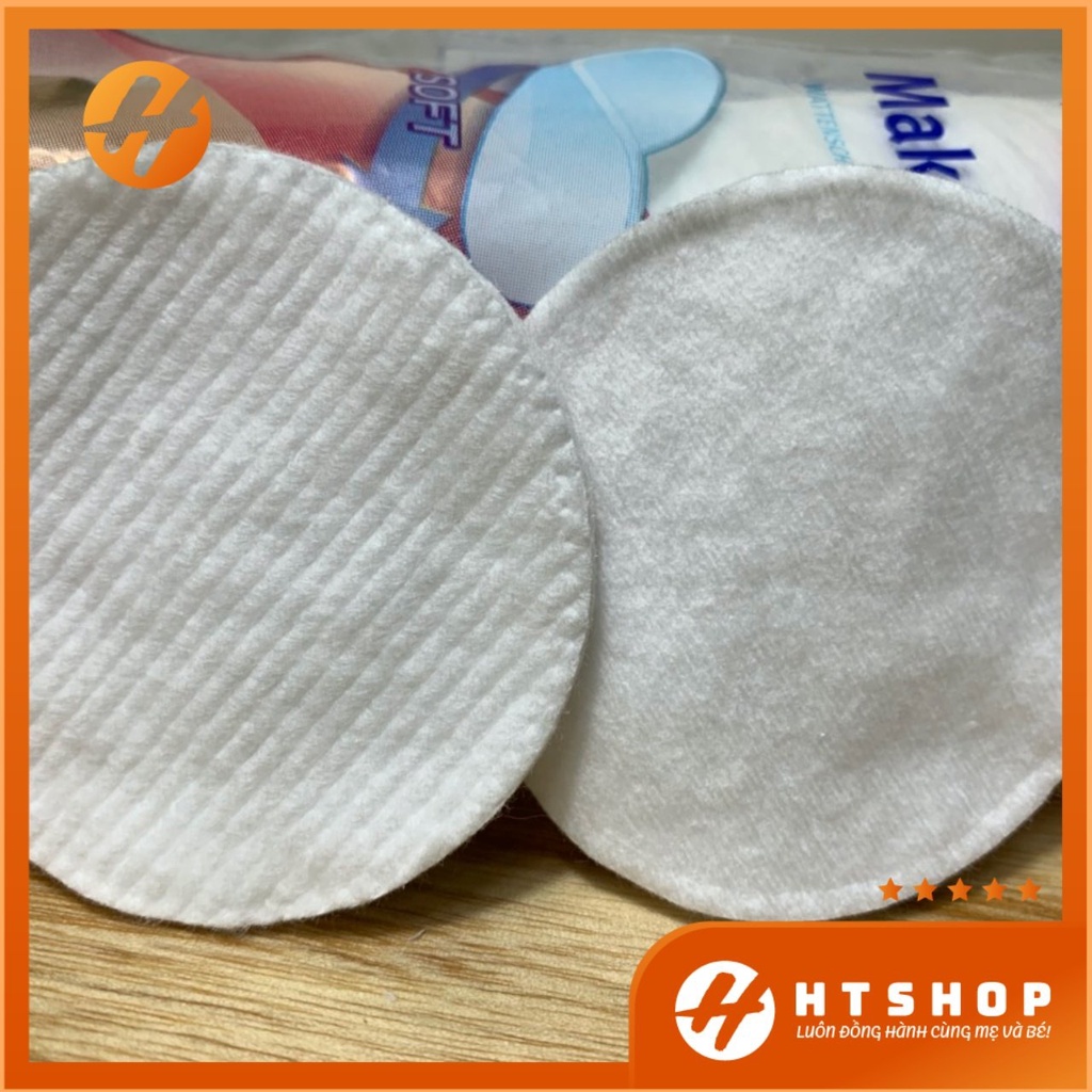 Bông Tẩy Trang 100% Cotton Tippys Classic Make Up Pads Gói 80 Miếng