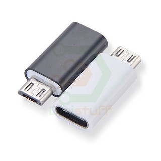 Đầu chuyển Micro USB dương sang USB type C âm