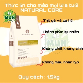 Thức ăn hạt cho mèo Natural Core C3 gói 500gr