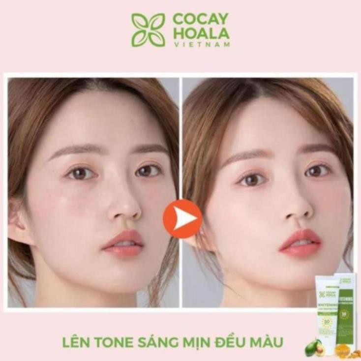 Kem chống nắng Bơ Nghệ Cocayhoala-kiềm dầu, chống thấm nước, nâng tông da, thay thế kem nền, chống nắng, dưỡng da 30ml | BigBuy360 - bigbuy360.vn