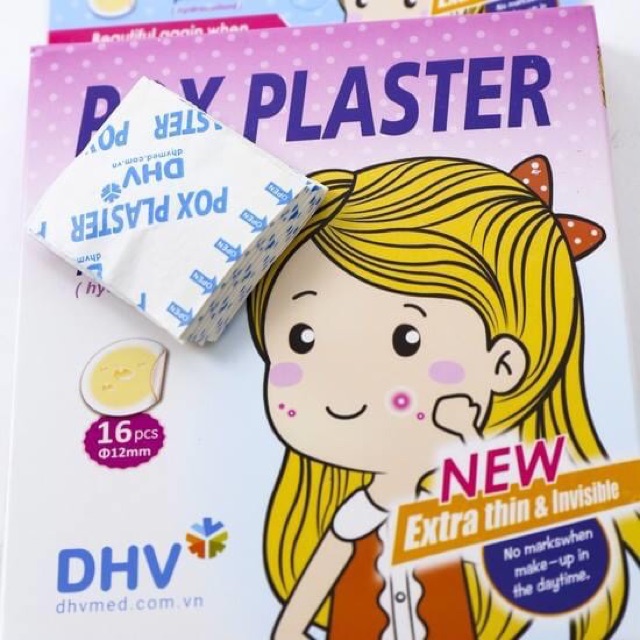 Miếng dán  mụn Pox Plaster ( Hộp 16 miếng )