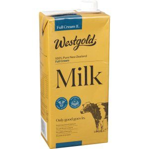 Sữa tiệt trùng nguyên kem Westgold 1L lốc 6 hộp 3,5%