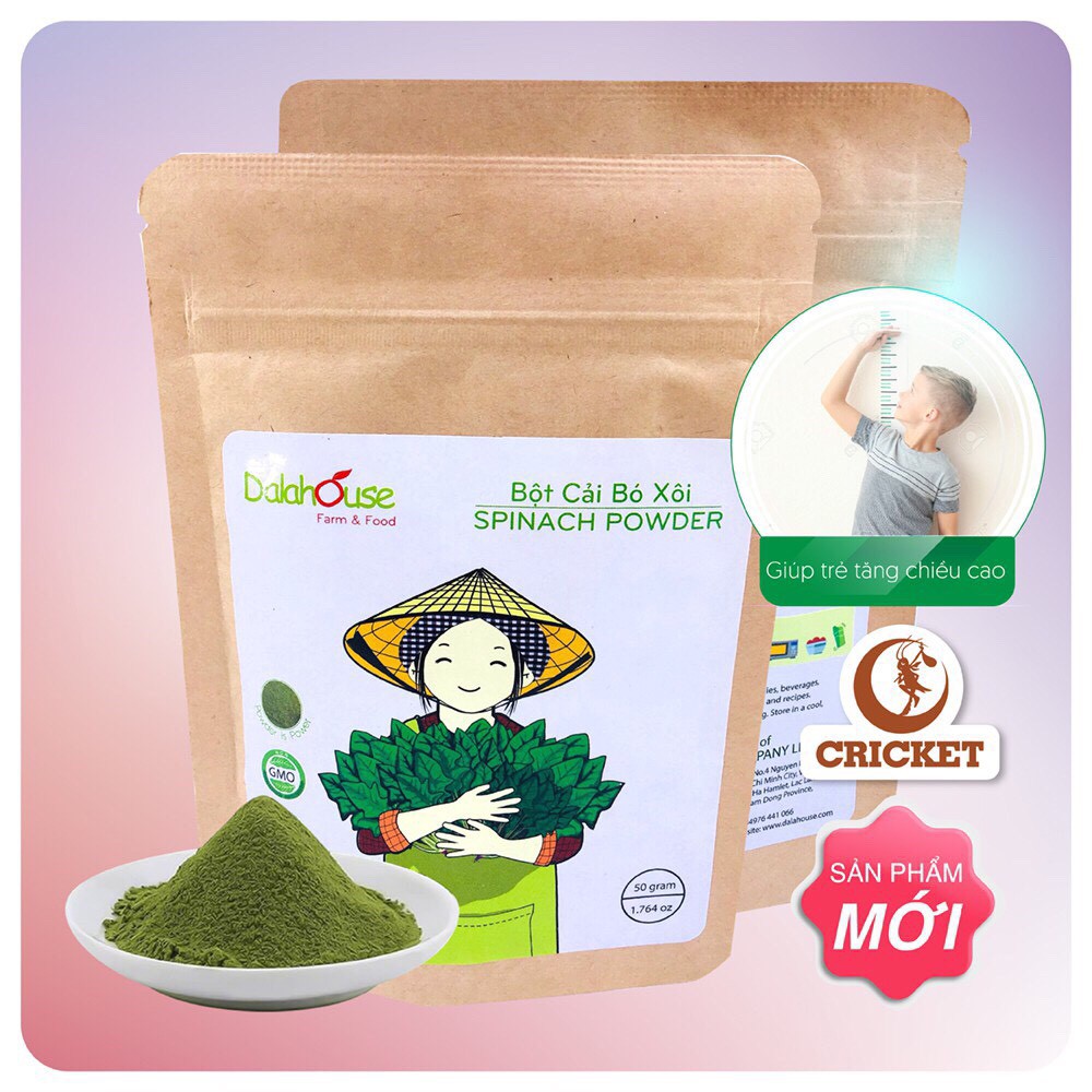 Bột Cải Bó Xôi Dalahouse 50g.