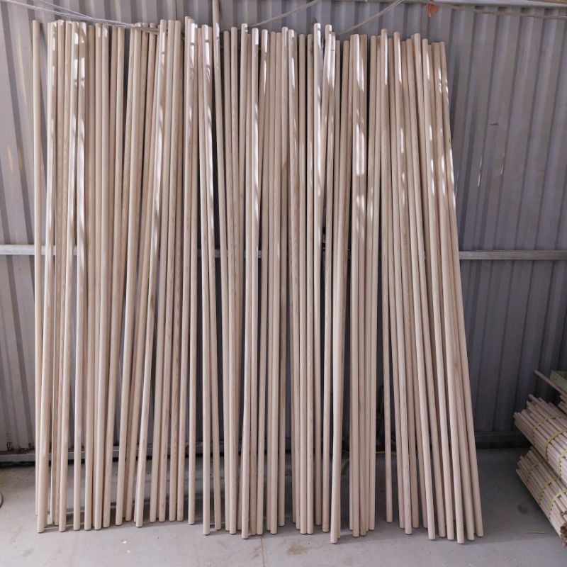 Thanh Gỗ Tròn Phi 25mm gỗ Tần Bì