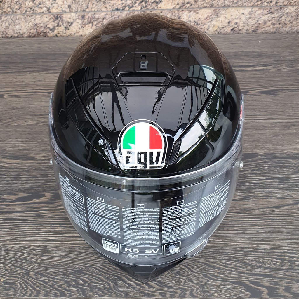 Nón K3-SV AGV ASIAN FIT BLACK