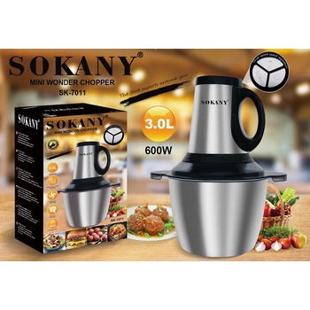 Máy Xay Thịt Đa Năng SOKANY 3 Lít 7011 500W 220V Bảo Hành 1 Tháng