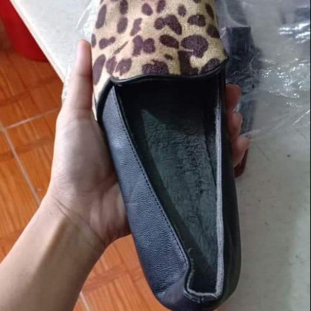 Giày da beo, đế lót lông cực êm