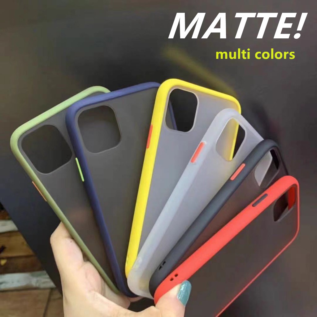 Ốp điện thoại nhám bảo vệ cho Iphone 11 pro max Casing Iphone 6 6s 7 8 7Plus 8Plus X XS XR XS MAX