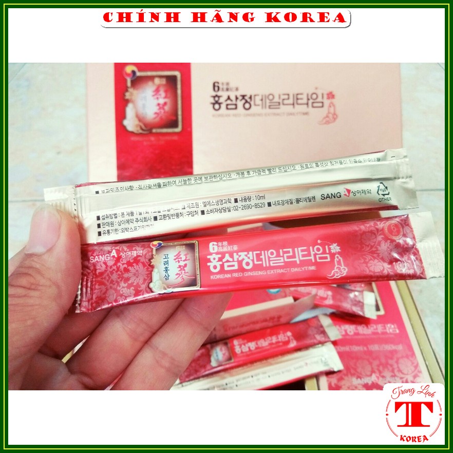 Nước hồng sâm Sanga hàn quốc, hộp 30 gói - Nước sâm nguyên chất Korean Red Ginseng Gold - tranglinh