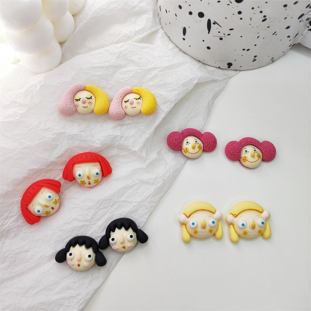 1 Khuyên Kẹp Tai Resin Họa Tiết Hoạt Hình Dễ Thương Thời Trang Dự Tiệc