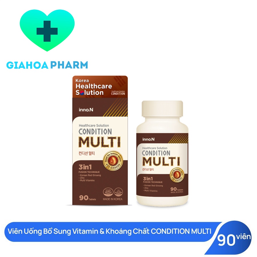 Viên uống bổ sung Vitamin tổng hợp Condition Multi - Hộp 90 viên