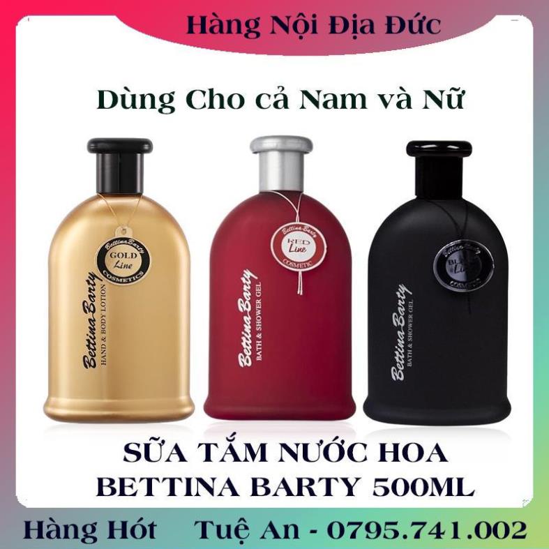 Sữa Tắm Nước Hoa Bettina Barty Bath And Shower Gel 500ml, Lăn khử mùi Vanilla CHUẨN ĐỨC [Hot] .