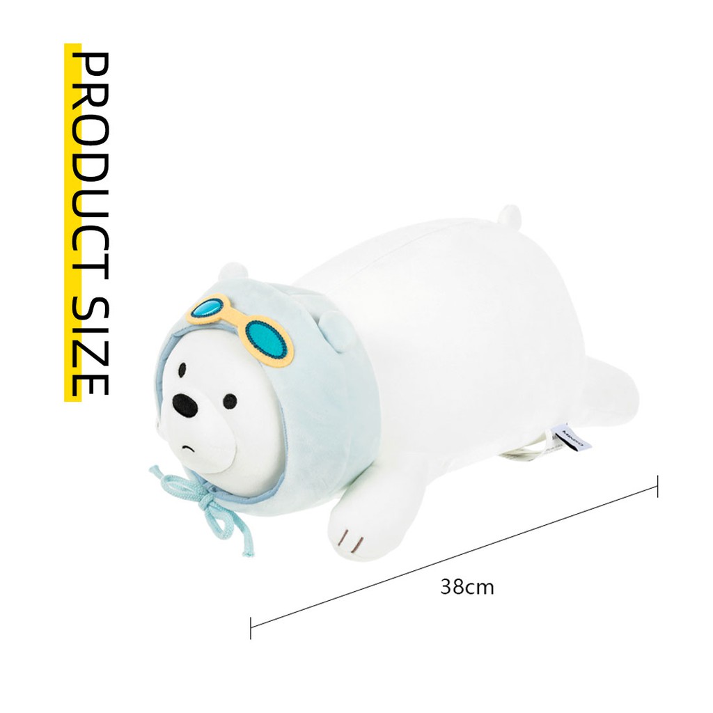 [Mã LIFECPMALL giảm 12% đơn 250K] Đồ chơi gấu bông We Bare Bears x MinisoThú nhồi bông Búp bê tư thế nằm sấp