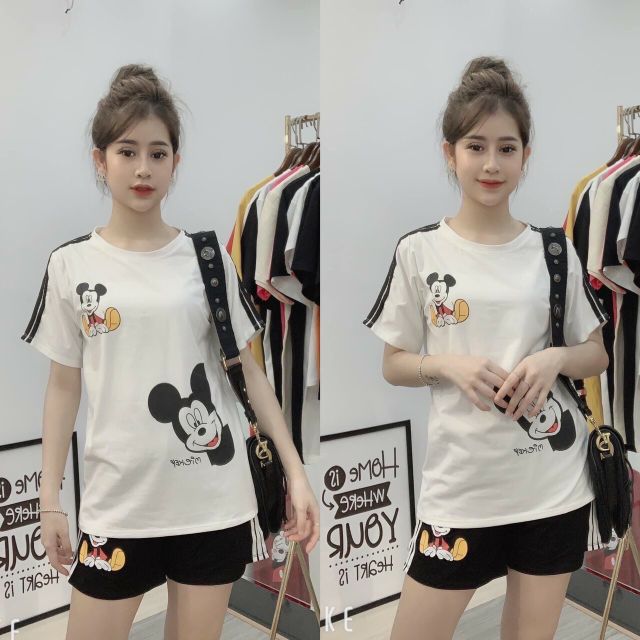Set áo quần mickey nhỏ