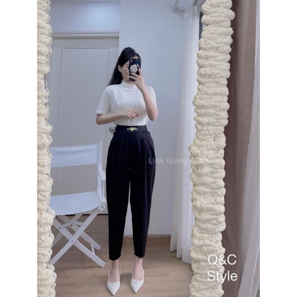 Quần bom chất umi dáng lỡ cơ giãn