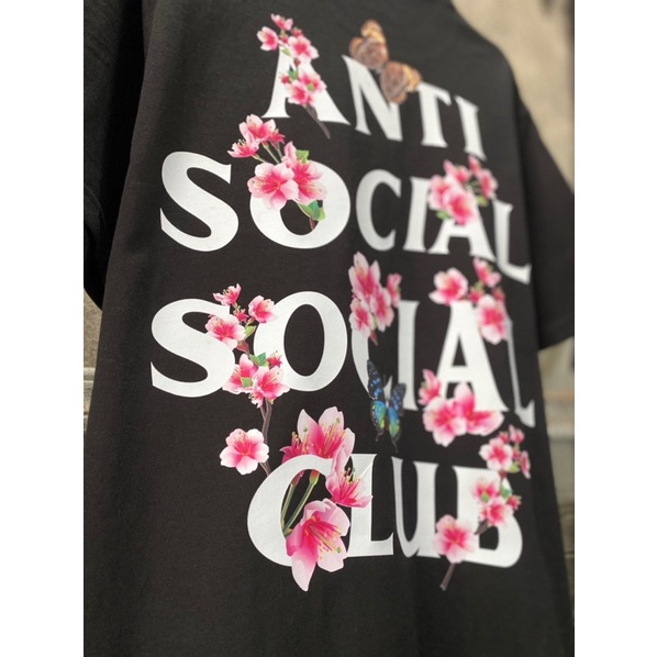 Áo Thun Anti Social Social Club Chất Liệu Cotton Hai Chiều Thoáng Mát