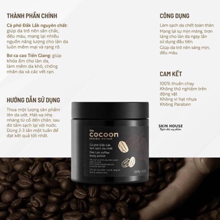 TẨY TẾ BÀO CHẾT CÀ PHÊ COCON DAKLAK 200ml