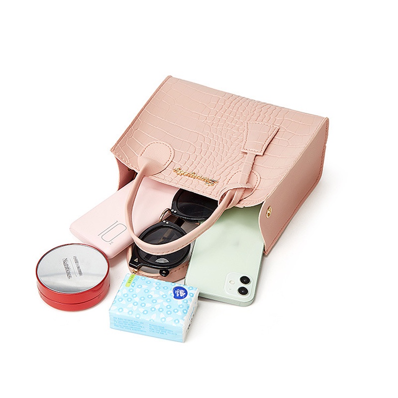 Túi sách nữ , túi xách hai quai cầm tay đeo chéo thoải mái phong cách hàn quốc cực xinh