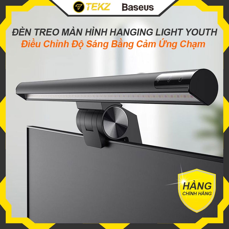 Đèn Treo Màn Hình Hanging Light Youth Baseus i-Work Series Bảo Vệ Mắt, Điều Chỉnh Độ Ánh Sáng Bằng Cảm Ứng