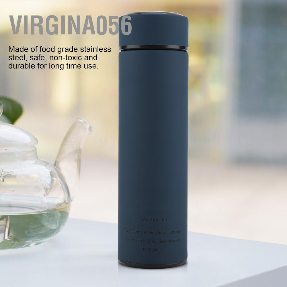 Virgina056 Stainless Steel Thermos Water Cups Tea Mugs Vacuum Bottle Office