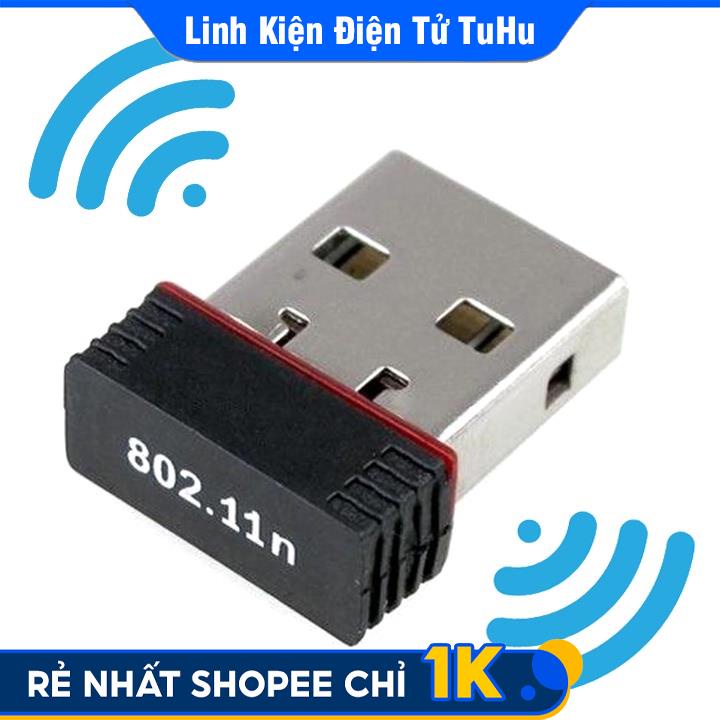 USB Thu Wifi Mini 802.11n 150 mbps Không Anten