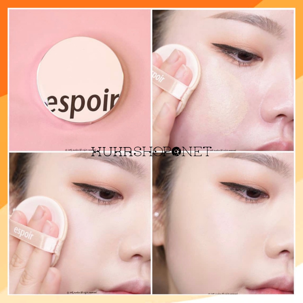 [Chính hãng] Phấn nước che khuyết điểm Espoir Taping Cover Cushion SPF25/PA++ kiềm dầu, lâu trôi (26 gr)