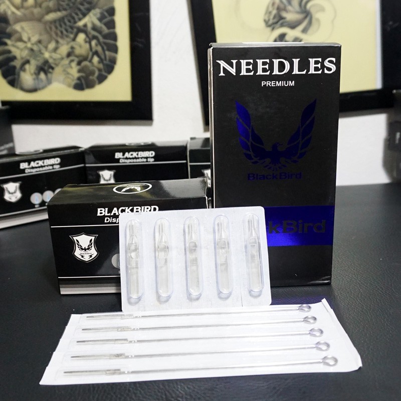 Bộ kim xăm + ngòi 13RM Black Bird ( 50 kim + 50 ngòi )