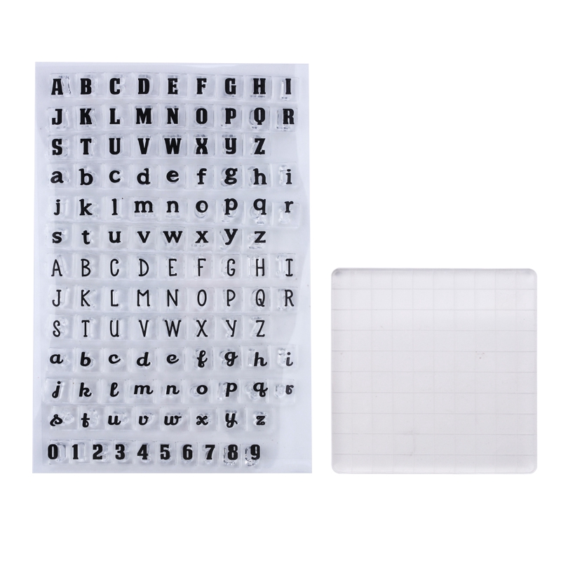 Khuôn silicon làm bánh quy hình chữ cái tiếng anh sáng tạo