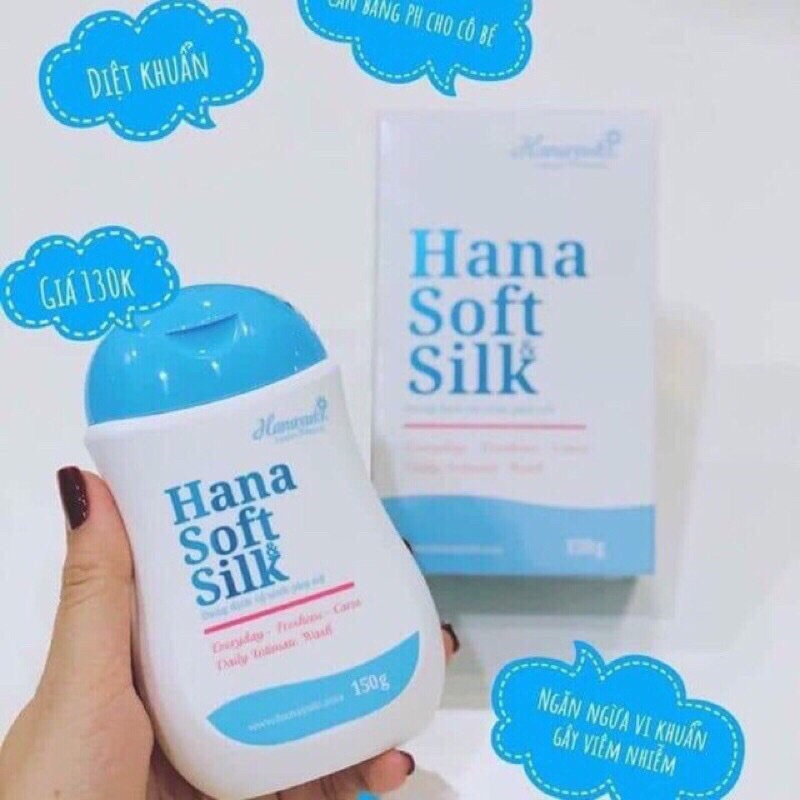 Dung dịch vệ sinh cho nữ và nam Hana Soft &amp; Silk