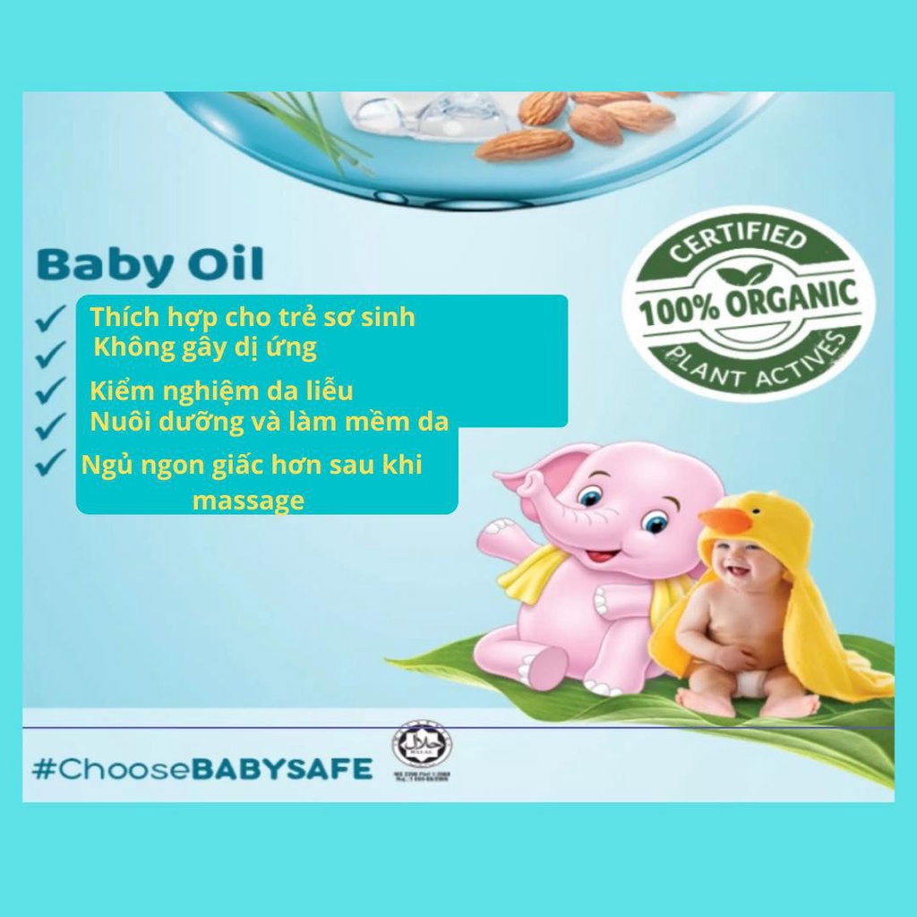 Dầu massage Baby Carrie Oil-Calming 100ml