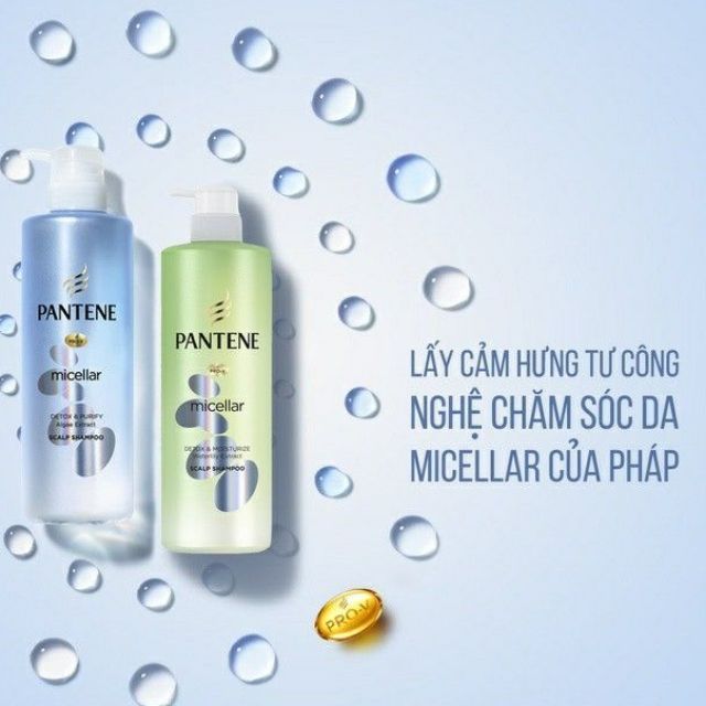 Dầu gội Pantene Micellar 530 ml