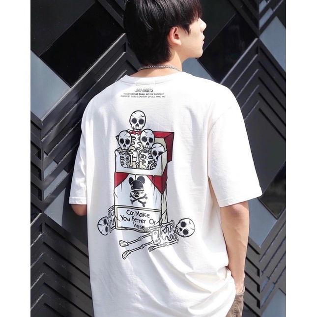 Áo thun Bad Habit xương hộp thuốc