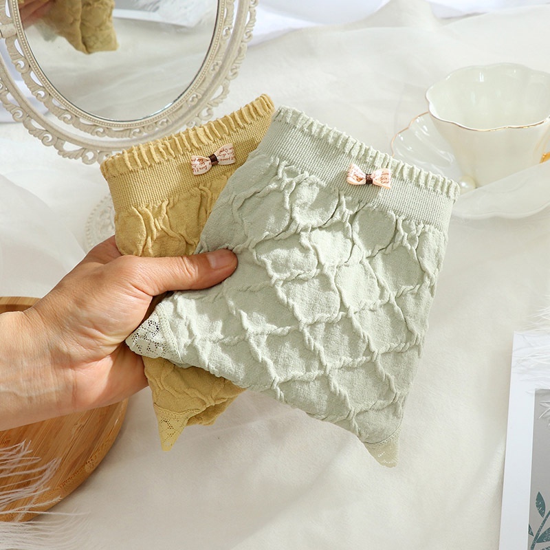 Quần Lót Cotton Thoáng Khí Chống Vi Khuẩn Phong Cách Nhật Bản Cỡ Lớn 80-115KG Cho Nữ