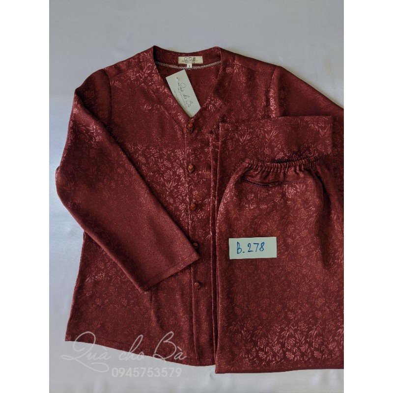 QUẦN ÁO NGƯỜI CAO TUỔI (BỘ GẤM THÁI TUẤN)